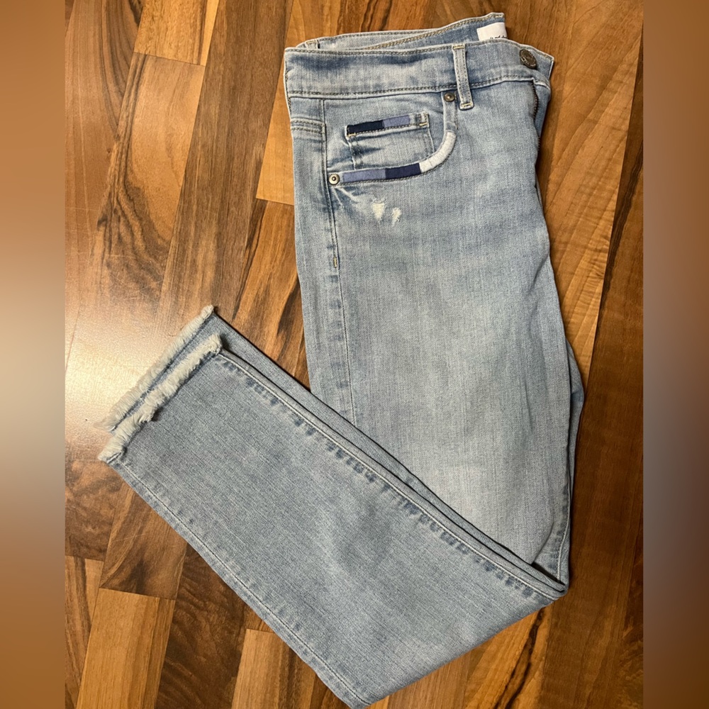 Loft Light Blue Distressed Jeans